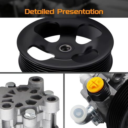 مضخة توجيه كهربائية مع بكرة متوافقة مع Toyota Tacoma 2016 2017 2018 2019 2020 2021 2022 V6 3.5L، استبدال #4431004200، 21-677 in Kuwait