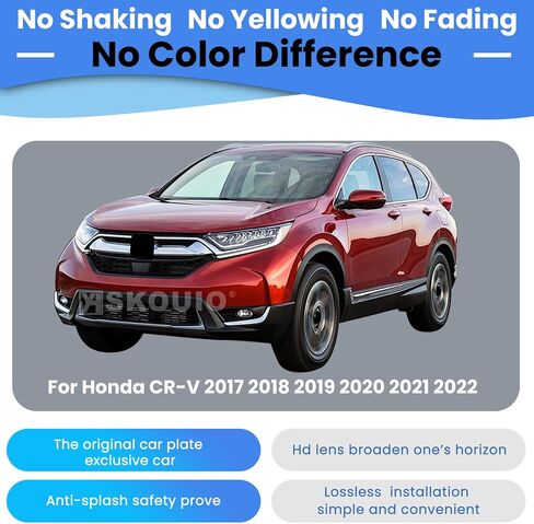 استبدال مرآة جانبية للسائق لهوندا CRV 2017 2018 2019 2020 2021 2022 - زجاج مرآة الجانب الأيسر، زجاج مرايا الرؤية الخلفية مع تسخين كهربائي ونقطة عمياء in Kuwait