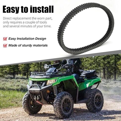 حزام محرك 3201-242، بديل للقطط القطبية الشمالية 350 366 400 425 450 500 650 Alterra 450 Cat XR 500 Prowler 500 HDX 500 Alterra TRV 500، يستبدل 0823-228 in Kuwait