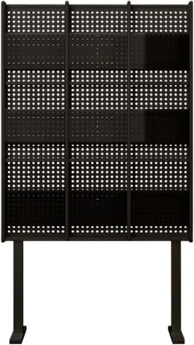 Bookshelf Floor-to-Ceiling Bookshelf, Magazine Storage Rack, Reading Display, Multi-Layer CD for Living Room Home Office(Black,58cm) in Saudi Arabia