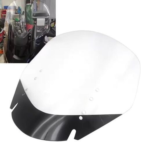 Motorcycle Windshield Fits for Suzuki Vstrom DL 650(2004-2016) DL1000 (2004-2013) Front Fairing Windscreen Wind Deflector Protector Shield Screen Plastic Windshield (Clear DL650 12-16) in Kuwait