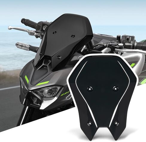 الزجاج الأمامي للدراجات النارية + 60 مللي متر مناسب لـ Z900 Z 900 2025 حاجب منحرف الرياح ، دخان خفيف in Kuwait