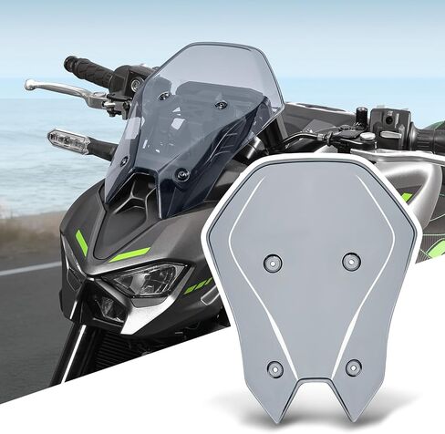 الزجاج الأمامي للدراجات النارية + 60 مللي متر مناسب لـ Z900 Z 900 2025 حاجب منحرف الرياح ، دخان خفيف in Kuwait
