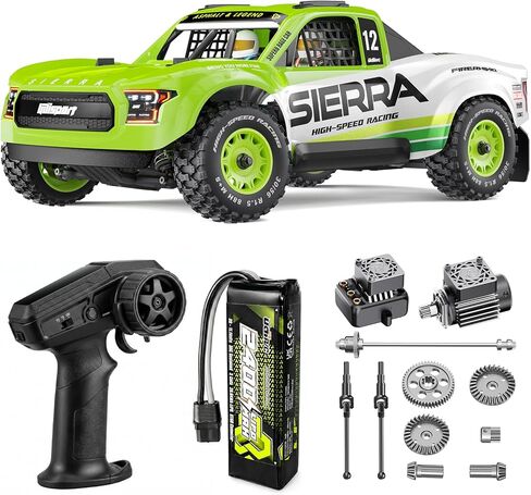 UDIRC 1203PRO 1/12 RC Short Course Truck, 50MPH 3S Brushless Fast RC Car with Gyro and Center Diff for Adults, 4WD All Terrain Desert Truck RTR, 3S Battery Included, Multi-Mode LED Light System in Saudi Arabia