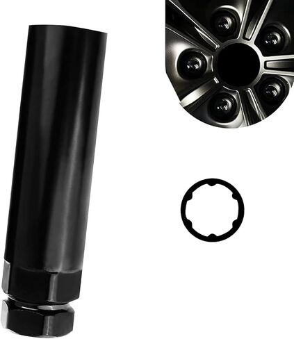 Wheel Lug Nut Socket Adapter, 7 Spline Lug Nut Socket, Fuel Rim Lug Nut Lock Removal for 21 mm (13/16 Inch) & 22 mm (7/8 Inch) Hex Socket Wrench, Universal for Most Cars in Saudi Arabia