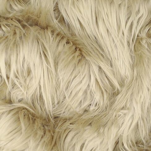 kullaloo Nautical Blue Faux Fur Fabric | Acrylic-Free, Solid Long Pile Fake Fur Fabric for Crafts, Gnomes, Sewing Plushies, Home Textiles, Costumes, Apparel | 39.5" x 19.5" | Fantastic Furs Fuzzy Fur in Saudi Arabia