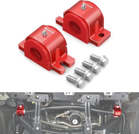 طقم بطانات قضيب تثبيت التعليق الأمامي من Bevinsee متوافق مع Toyota 4Runner 2010-2024 متوافق مع FJ Cruiser 2010-2014، بديل لـ 48824-60190، أسود in Kuwait