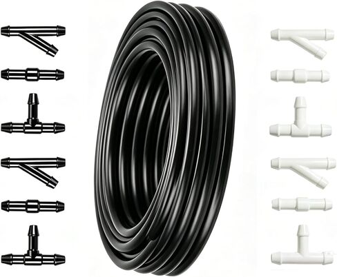 Windshield Washer Hose Repair Kit, 13 Ft Universal Washer Fluid Hose with 12 Connectors, Premium Durable Wiper Hose Fits Most Cars Trucks SUV in Saudi Arabia