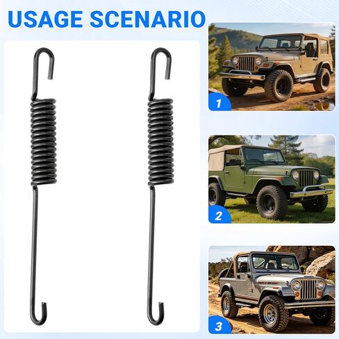 16919.03 Clutch Pedal Return Spring, Fits 1972-1986 Jeep CJ5, CJ6, CJ7, CJ8 Scrambler & 1946 CJ2A, Replacement for OEM Art Number 5351118 in Saudi Arabia