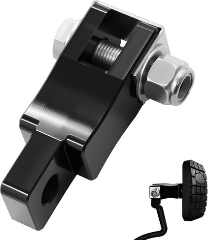 Clutch Pedal Extender, Brake Pedal Extenders, Billet Aluminum, Adapter Extended 2 Inches (Black) in Saudi Arabia