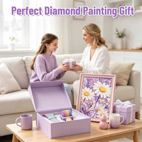 2 Pcs Diamond Art Roller with Aligning Scraper,Diamond Art Tools for Straightening & Flattening Diamonds,Detachable Design,Easy-Grip Handle,Essential DIY Kit for Rhinestone Embroidery in Saudi Arabia