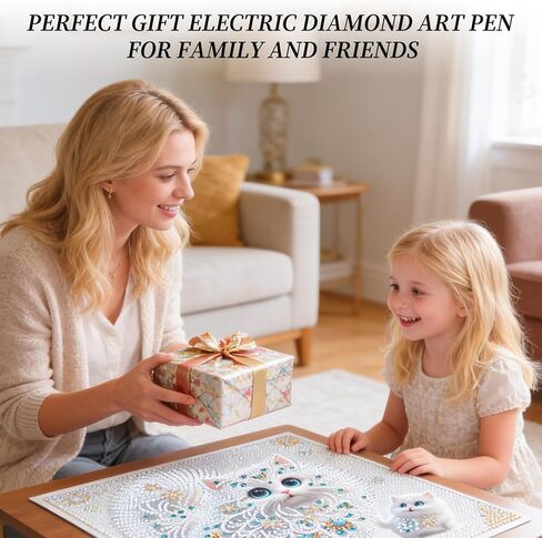 DZZ Electric Diamond Painting Pen,Cordless Diamond Art Vacuum Pen,Ergonomic Design,No Wax Needed, Rechargeable,3rd Gear Adjustable Suction Mode,Suitable for Adults and Children who Enjoy Crafts- Pink in Saudi Arabia