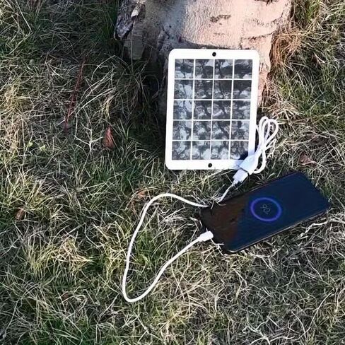 Portable Solar Charger with USB Port, Compact Lightweight Panel Design for Outdoor Charging Camping Hiking Fishing Travel, 1 in Kuwait