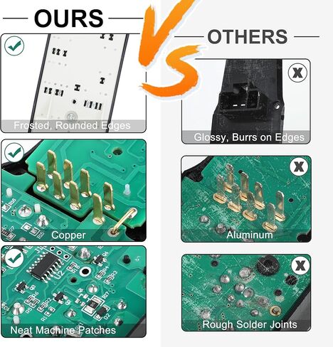 X AUTOHAUX Front Left Driver 1 AUTO Power Window Switch for Toyota Corolla 200803-201103 Window Control Switch No.8482002270 Black in Kuwait