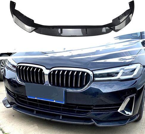 3PCS Aerodynamic Front Bumper Splitter Lip Compatible with BMW 5-Series Standard G30 G31 2020-2023 LCI Facelift,ABS Spoiler Body Kit, Gloss Black in Kuwait