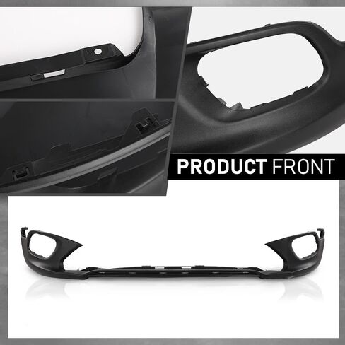 G-PLUS Front Lower Bumper Cover Compatible with Jeep Cherokee Latitude Plus 2018, Fit Jeep Cherokee (submodel: Latitude, Limited, North, Sport) 2014-2018 68203213AB, 68203213AA, CH1015119 in Kuwait