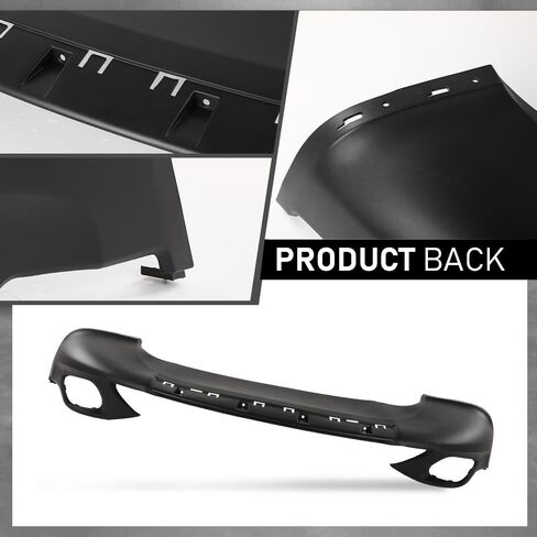 G-PLUS Front Lower Bumper Cover Compatible with Jeep Cherokee Latitude Plus 2018, Fit Jeep Cherokee (submodel: Latitude, Limited, North, Sport) 2014-2018 68203213AB, 68203213AA, CH1015119 in Kuwait