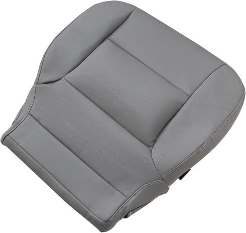 SecosAutoparts Driver or Passenger Side Bottom Leather Seat Cover Dark Ash Gray Compatible with Chevy Silverado 1500 2500HD 3500HD 2014-2025 GMC Sierra 2014-2019 in Kuwait