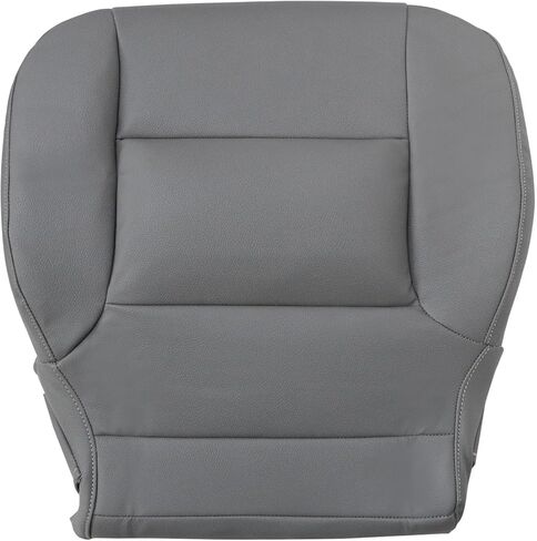 SecosAutoparts Driver or Passenger Side Bottom Leather Seat Cover Dark Ash Gray Compatible with Chevy Silverado 1500 2500HD 3500HD 2014-2025 GMC Sierra 2014-2019 in Kuwait