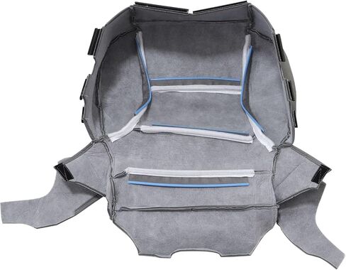 SecosAutoparts Driver or Passenger Side Bottom Leather Seat Cover Dark Ash Gray Compatible with Chevy Silverado 1500 2500HD 3500HD 2014-2025 GMC Sierra 2014-2019 in Kuwait
