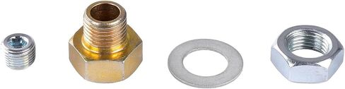 قابس تصريف وعاء ناقل الحركة JEGS | 1/2"-20 ذكر × 1/8" أنثى NPT | صنع في الولايات المتحدة الأمريكية in Kuwait