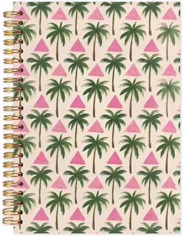 Blueberry Lemon Spiral Journal Notebook 5.5x8.3in, Fruit Lover Gifts, Cottagecore Fruit Botanical Journal for Women, Blue and Yellow Aesthetic Notebooks for Note Taking, Hardcover Notebook in Kuwait