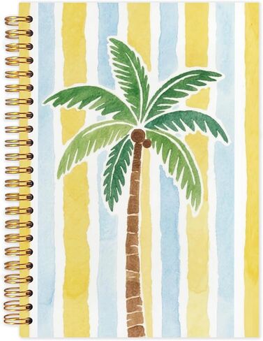 Blueberry Lemon Spiral Journal Notebook 5.5x8.3in, Fruit Lover Gifts, Cottagecore Fruit Botanical Journal for Women, Blue and Yellow Aesthetic Notebooks for Note Taking, Hardcover Notebook in Kuwait