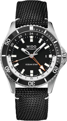 MIDO Ocean Star GMT - Swiss Automatic Watch for Men - Black Dial - Case 44mm - M0266292205100 in Kuwait