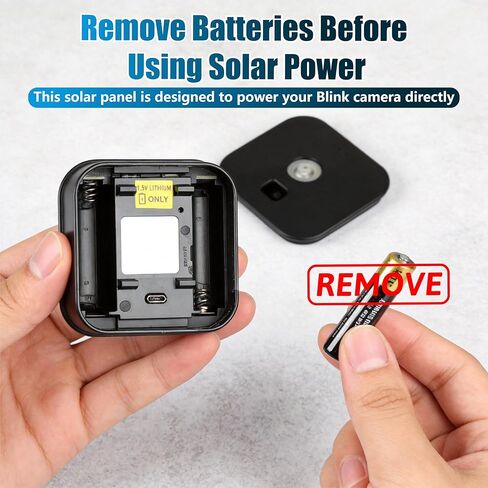 All-in-One 6W Solar Panel for Blink Outdoor 4 (4th Gen), Outdoor 2K+ & XT2/XT3, Integrated Wall & Pole Mount, Waterproof Solar Charger with Built-in Energy Storage (Camera Not Included) in Saudi Arabia