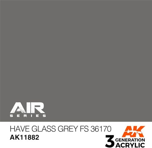 AK Acrylics 3Gen Aircraft AK11882 بها زجاج رمادي FS 36170 (17 مل) in Kuwait