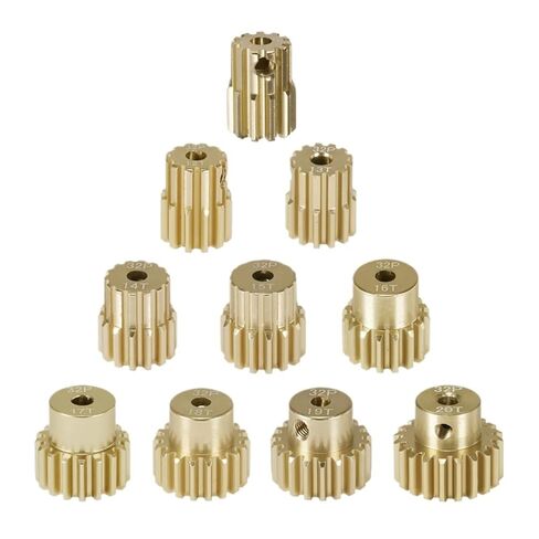 32P 3.175 مللي متر ترس 7075 سبائك الألومنيوم 11T 12T 13T - 20T 1/3/4/10 قطعة (11T) in Kuwait