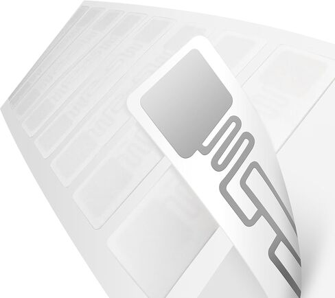 ملصق علامة UHF RFID، ملصق مرصع لاصق قابل لإعادة الكتابة، شريحة AZ9662 Alien Higgs 9، 73x20mmI SO18000-6C طويلة المدى EPC Class1 Gen2 لإدارة المستودعات (عبوة من 100 قطعة) in Kuwait