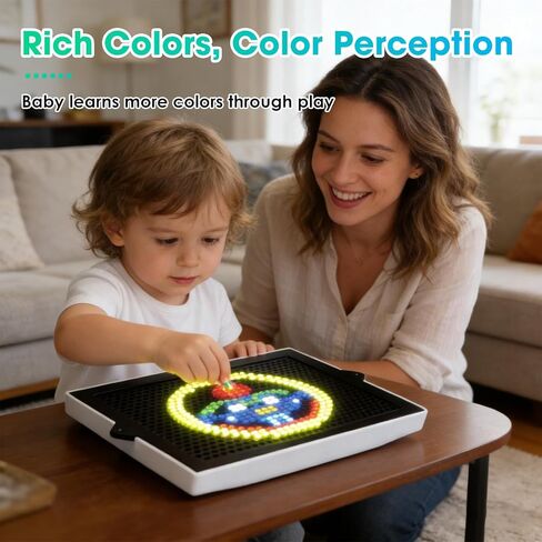 Refill Pegs for Use with Creative Light Up Board, 280 Pcs of Glowing Pegs, Light Up Drawing Board Accessories, 6 Colors, Creative Game Toys, Puzzle Learning Toys, Light Bright Toys for Kids Aged 4 + in Saudi Arabia