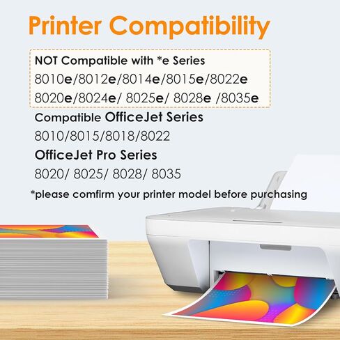خراطيش حبر 910XL لطابعات HP المتوافقة مع مجموعة خراطيش الحبر HP 910XL تعمل مع HP OfficeJet Pro 8010 8015 8020 8022 8025 8028 8035 (910 حبر، أسود سماوي أرجواني أصفر) in Kuwait
