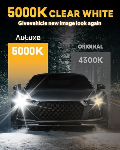 متوافق مع مجموعة مصابيح الهالوجين الأمامية 2005-2014/Outback 2010-2014 من Subaru Legacy - 185% أكثر سطوعًا 5000K أبيض عالي/منخفض، التوصيل والتشغيل، 4 عبوات in Kuwait