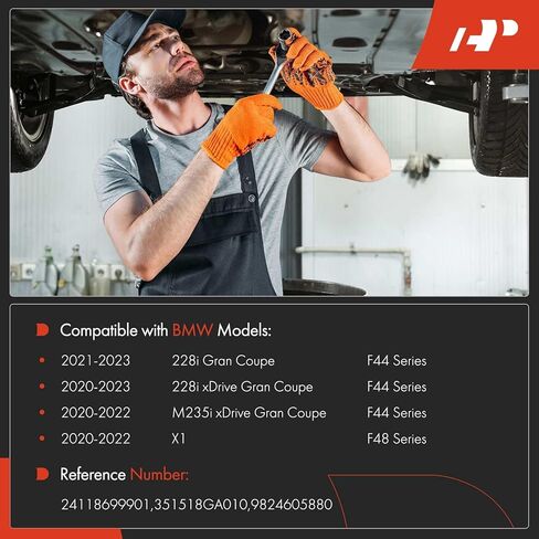 مقلاة زيت ناقل الحركة A-Premium مع حشية متوافقة مع BMW F48 Series X1 2020-2022، F44 Series 228i Gran Coupe 2021-2023، 228i M235i xDrive Gran Coupe in Kuwait