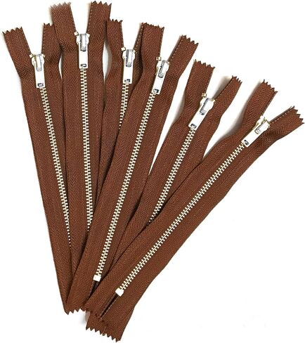 10 pcs Silver Metal Teeth #3 Teeth Zippers - Kyezi Design & Craft (Black, 3 inch) in Saudi Arabia