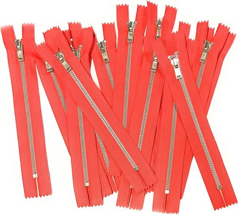 10 pcs Silver Metal Teeth #3 Teeth Zippers - Kyezi Design & Craft (Black, 3 inch) in Saudi Arabia