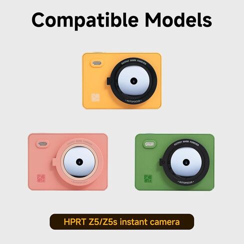 HPRT 2.1"x3.4" One-piece Photo Paper and Color Ribbon Refill (20 Sheets)， Compatible with HPRT Z5/Z5S & Z6/Z6S Instant Camera in Kuwait