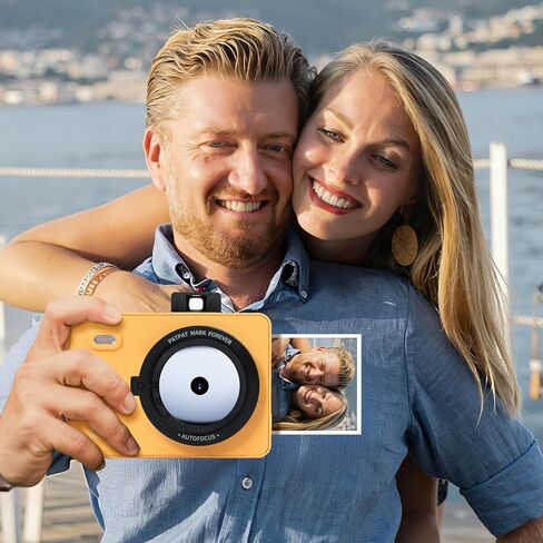HPRT 2.1"x3.4" One-piece Photo Paper and Color Ribbon Refill (20 Sheets)， Compatible with HPRT Z5/Z5S & Z6/Z6S Instant Camera in Kuwait