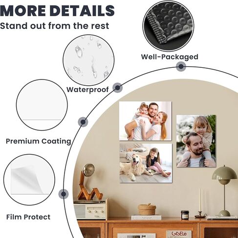 24 PCS Sublimation Metal Photo Blanks 8"x10", Aluminum Sublimation Metal Sign Blank Bulk 0.45mm Aluminum Sheet DIY Photo Frame as Sign Gift Wall Art Home Decor in Saudi Arabia