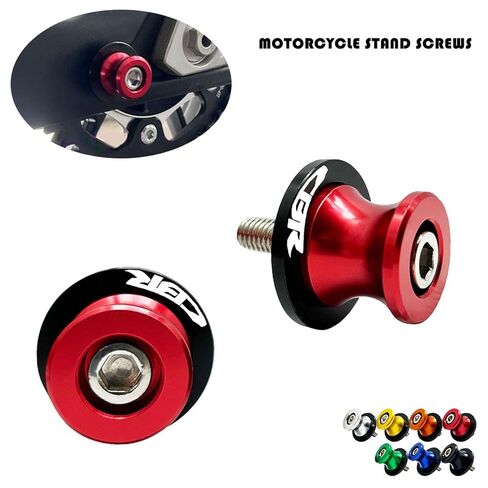 2 Pcs Motorcycle Stainless Steel Shell Screws Fairing Bolt Kit Fit for H-onda CBR 600R 954RR 900RR 250R 300R 500R 600RR 650R 1000RR M8*8mm (Red) in Saudi Arabia