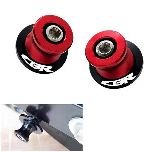 2 Pcs Motorcycle Stainless Steel Shell Screws Fairing Bolt Kit Fit for H-onda CBR 600R 954RR 900RR 250R 300R 500R 600RR 650R 1000RR M8*8mm (Red) in Saudi Arabia