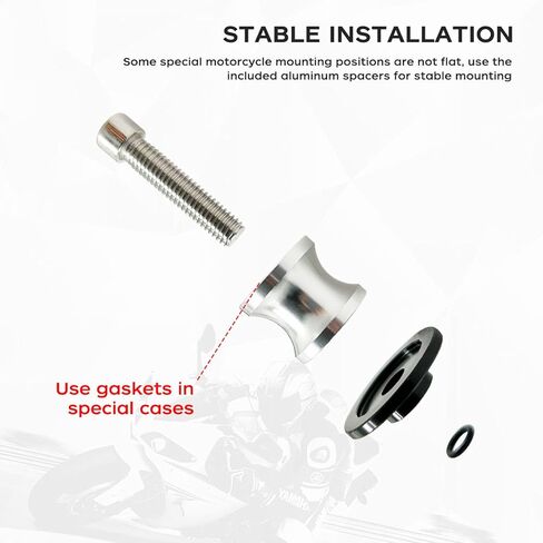 2 Pcs Motorcycle Stainless Steel Shell Screws Fairing Bolt Kit Fit for H-onda CBR 600R 954RR 900RR 250R 300R 500R 600RR 650R 1000RR M8*8mm (Red) in Saudi Arabia