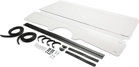 HECASA 1/4" Thick Folding Windshield & Roof Top Compatible with 2006-2013 Yamaha Rhino 450 660 700 Windscreen Hard Top Canopy Ceiling Shade in Kuwait