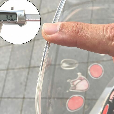 Touring Windshield for CFMoto Ibex 450 450MT, 4.3mm PMMA Acrylic Tall Adventure Windscreen, No-Drill Bolt-On Replacement Screen, Clear 17.71" in Saudi Arabia