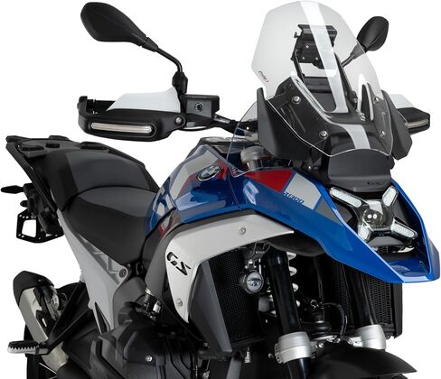 Puig 22536H Touring Screen with aerodynamic Design, high-Resistance PMMA Construction, Stability and Comfort in Adventure and Long-Distance Riding. Light Smoke in Kuwait