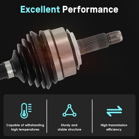 Front Right CV Axle Shaft Assembly Compatible with Accord 2003-2007 V6 3.0L TL 2004-2006 CR-V 2002-2006 Passenger Side CV Axle Shaft Replace 66-4207 NCV36128 in Saudi Arabia