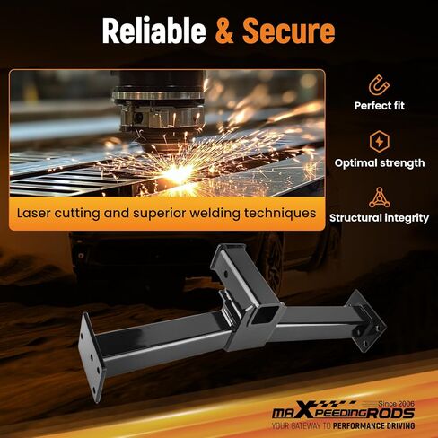 maXpeedingrods Class 3 Front Receiver Hitch, 2 Inch for Chevrolet & GMC & Cadillac Model- Suburban/Silverado/Avalanche Sierra 1500 2500 HD, Yukon XL 1500, Tahoe, Escalade in Kuwait