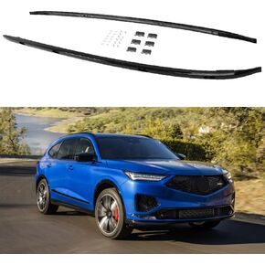 2 قطعة صالح ل Acura MDX 2022 2023 2024 2025 ترقية الألومنيوم سقف السكك الحديدية رفوف العارضة عبر بار الجانب السكك الحديدية بار حامل الحقائب in Saudi Arabia